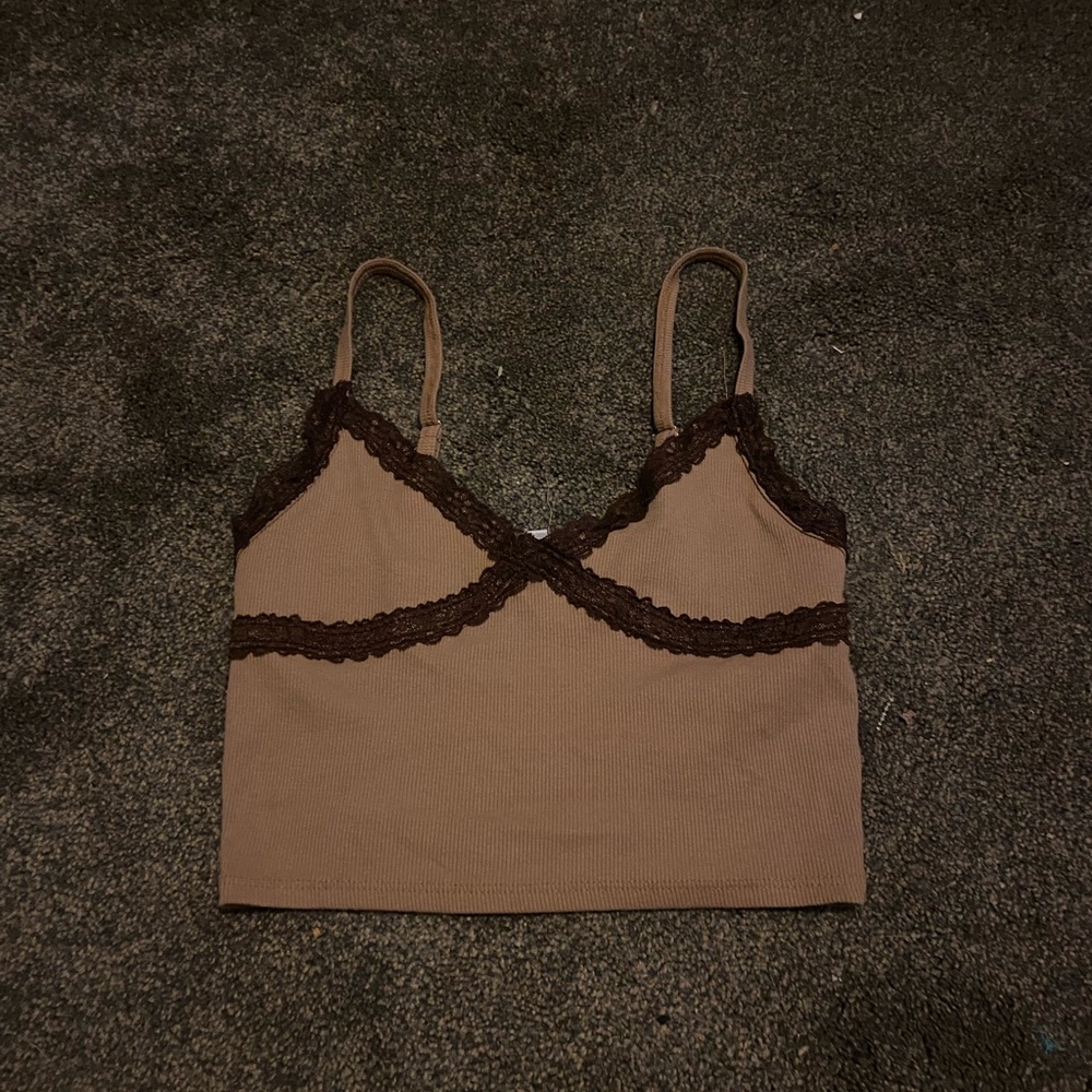Medium brown tank top from shein